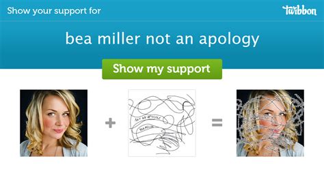 Bea Miller Not An Apology Support Campaign Twibbon