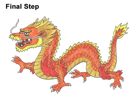 How To Draw A Chinese Dragon