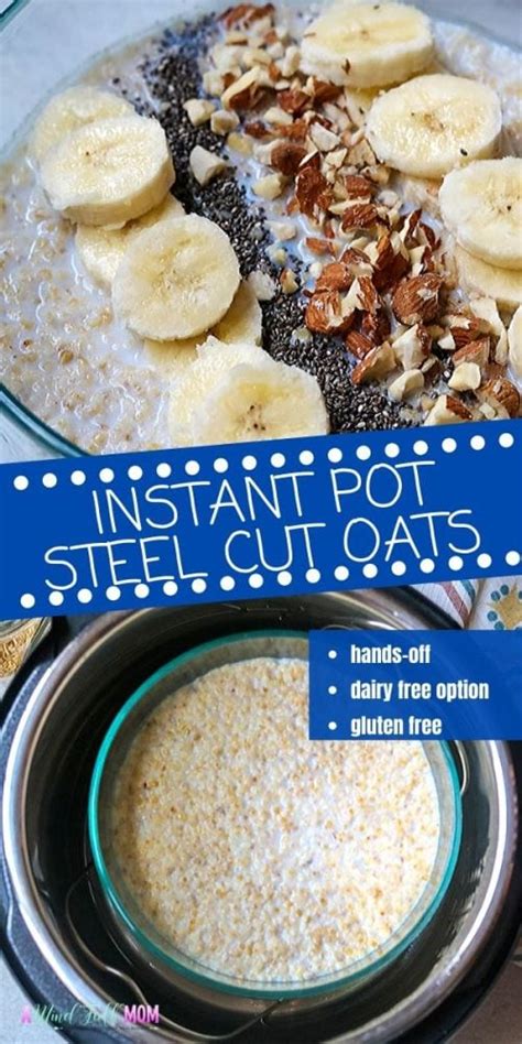 Steel cut oats are a great way to start the day, as a nice steaming bowl of porridge on a cold morning. Instant Pot Steel Cut Oats (Perfect Oats Every Time ...