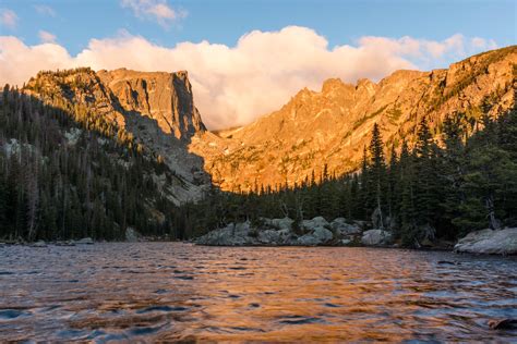 Minden Nap Más Dream Lake Sunrise Rocky Mountain National Park Oc