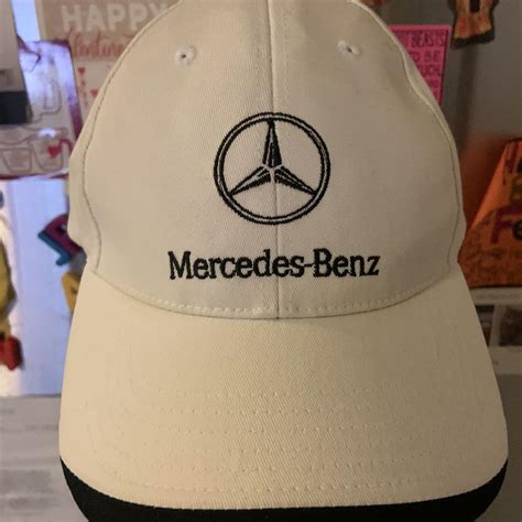 Off White Mercedes Benz Baseball Cap With Adjustable Depop