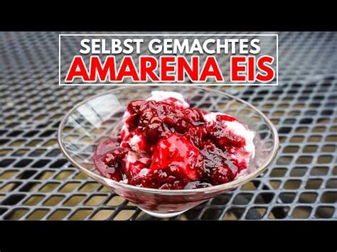 Amarena Kirsch Eis Selber Machen Sommer Klassiker Aus