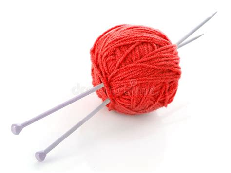 Knitting Needles And Wool Ball Stock Photography Image 19801982