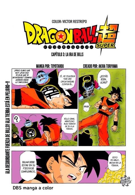 Ver Dragon Ball Super Manga 03 Español A Color Completo Online