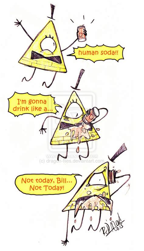 Bill Cipher And Soda By Dragon On Deviantart