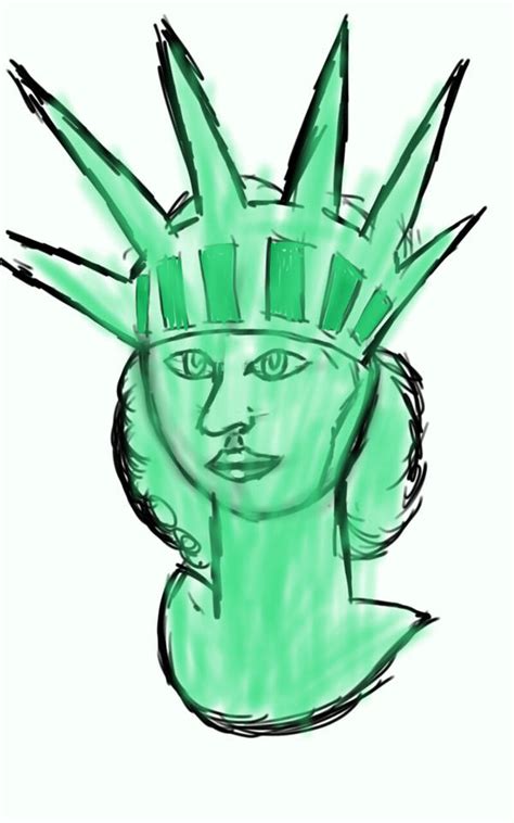 Lady Liberty Drawing Free Download On Clipartmag