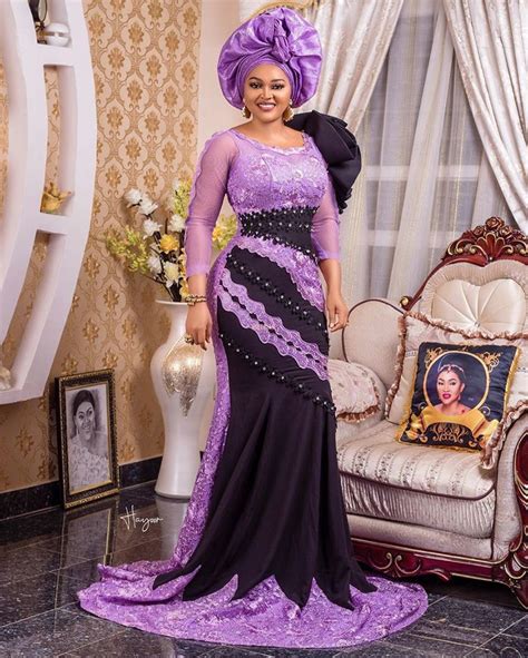 Owanbe Queen Mercy Aigbes 2019 Latest Aso Ebi Styles Nigerian Wedding Wedding I Latest