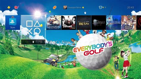 Everybodys Golf Ps4 Dynamic Theme Youtube