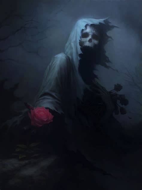 Voleur De Roses Grim Reaper Art Dont Fear The Reaper Dark Fantasy Art
