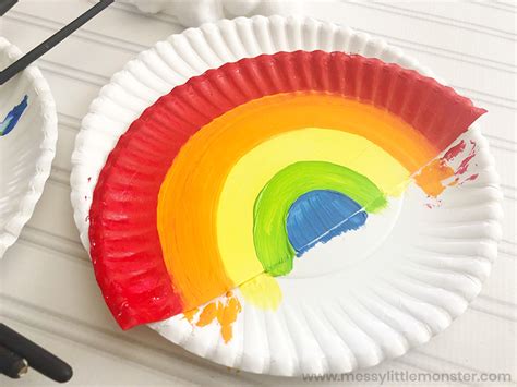 Paper Plate Rainbow Craft For Toddlers And Preschoolers
