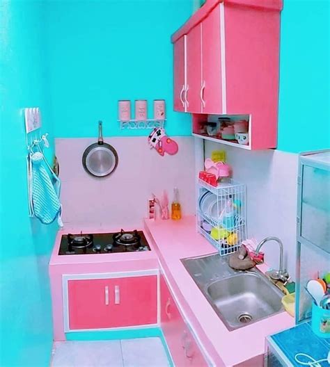 cat  dapur merah  inspirasi warna cat dapur dinding lemari