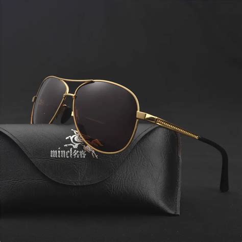 mincl brand unisex retro aluminum sunglasses polarized lens vintage eyewear accessories driving