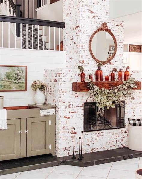 Faux Brick Fireplace Ideas Fireplace Guide By Linda