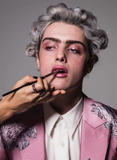 The Glorious Now Of Men S Makeup Gq Male Makeup Makeup Portrait