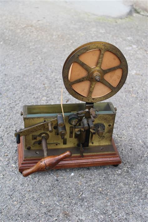 Italian Telegraph In Solid Brass 1880 For Sale At 1stdibs