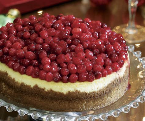 New York Style Cheesecake With Cranberry Cointreau Sauce Recipe