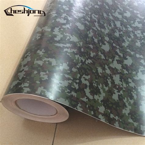 Military Green Digital Camouflage Vinyl Car Wrap Camo Vinyl Roll Film