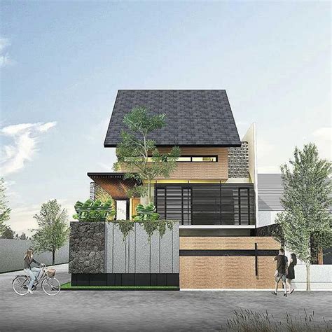 Model pagar rumah murah meriah. 50+ Desain Rumah Kayu Biaya Murah