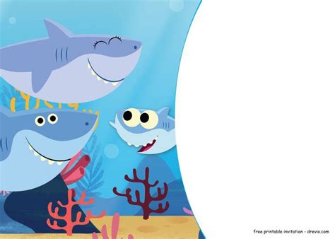 Free printable diploma of graduation. FREE Printable Baby Shark Pinkfong Birthday Invitation ...