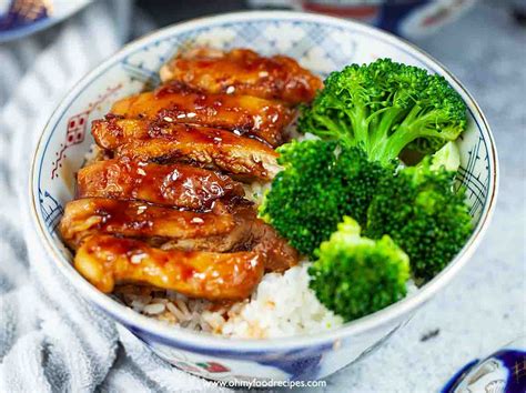 Teriyaki Chicken Rice Bowl Recipe Cart