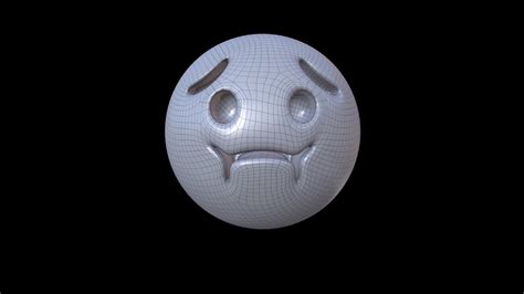 3d Model Emoji Sick Turbosquid 1331238