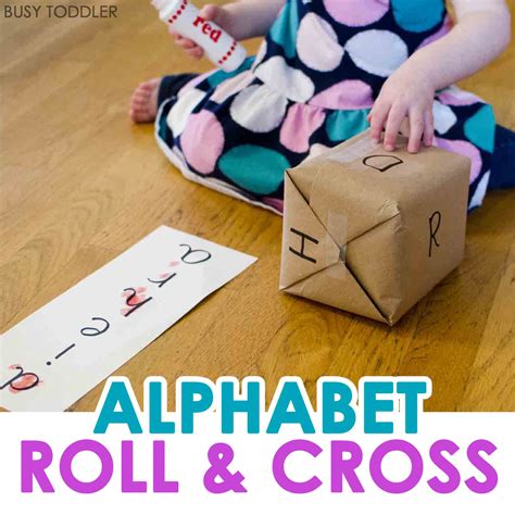 Simple Diy Alphabet Game Busy Toddler