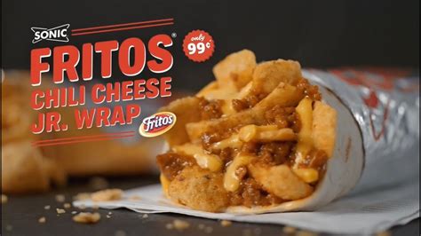 Sonic Fritos Chilly Cheese Jr Wrap ♥️ Youtube