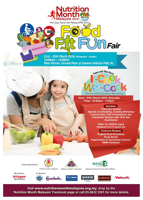 The organiser, study plus, said, the event will be held at hotel yellow pagoda, kantipath on saturday and sunday from 10:00 am to 5:00 pm. Food-Fit-Fun Fair 2018 - Nutrition Month Malaysia 2020