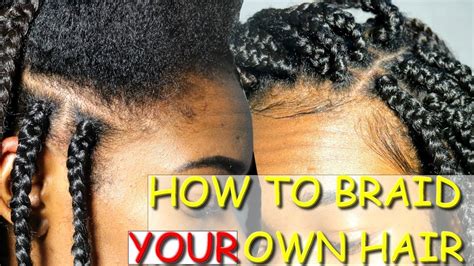 How To Braid African Hair At Home Black Women Learn To Braid While