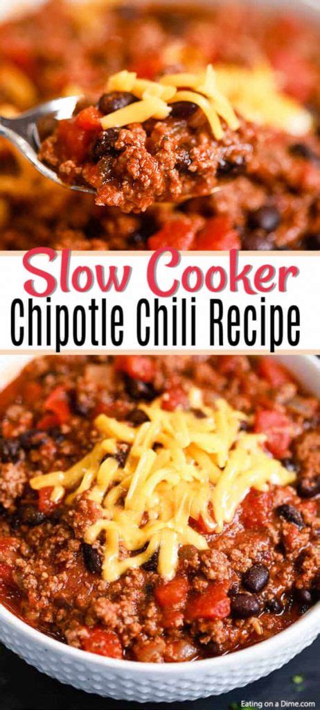 Crock Pot Chipotle Chili Recipe Delicious Slow Cooker Chili