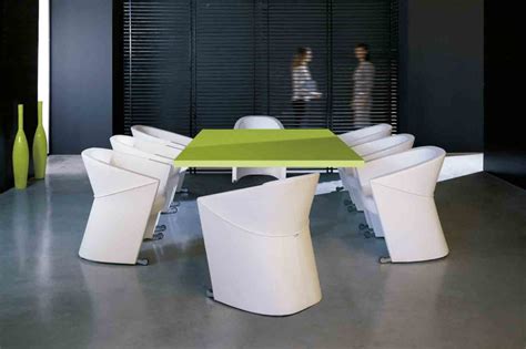 White Modern Conference Cloak Chairs Ambience Doré