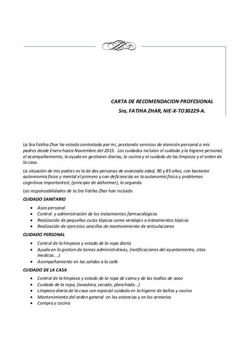 Carta De Recomendacion Profesional Ejemplo Modelo De Informe Kulturaupice