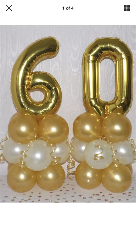 60th Birthday Balloon Column Happy Birthday Pictures 60th Birthday
