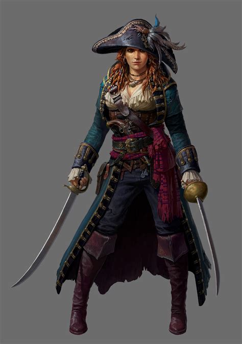 Artstation Pirates Of The Caribbean Tides Of War Hyejin Jeong Pirate Woman Pirate Art