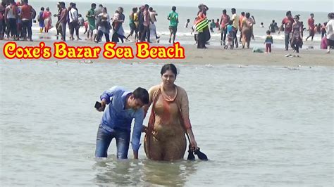 tour of cox s bazar sea beach in bangladesh । কক্সবাজার বিচে আরামদায়ক গোসল আর ছবি তোলার ভিডিও