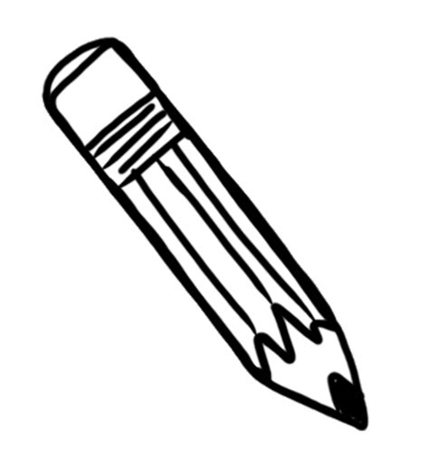 Pencil Clipart Black And White Free Clipart Images 4 Images And