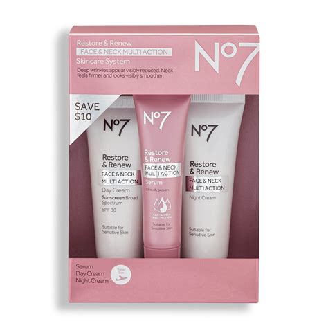 No7 Restore And Renew Multi Action Travel Set No7 Us