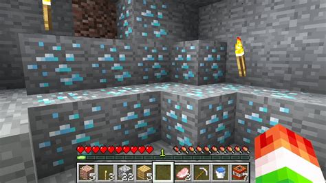 Finding My First Diamonds In Minecraft Youtube