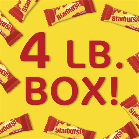 Starburst Original Fun Size Chewy Candy Bulk Pack 4 Pound Box Buy