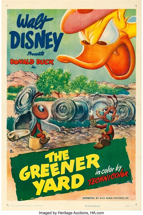 Pop Culture Safari Vintage Movie Poster Donald Duck In The Greener