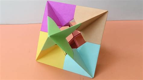 How To Make 3d Cube With Paper 3d Illusion Origami Make Cube