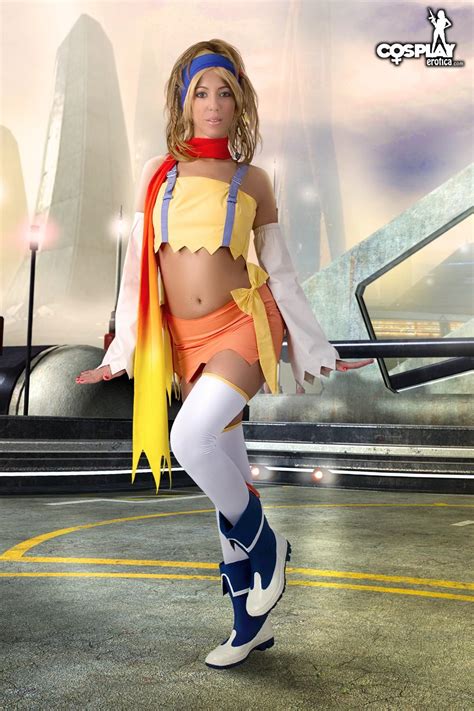 Cosplay Babe Shelly Dresses Up As A Very Sexy Rikku Coed Cherry