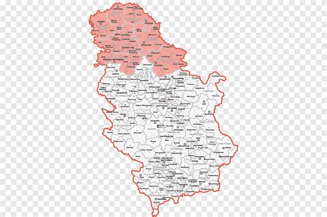 Mapa Vojvodina Provincia Autónoma De Kosovo Y Metohija Bandera De