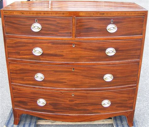 Mahogany Bowfront Chest Of Drawer Antiques Atlas
