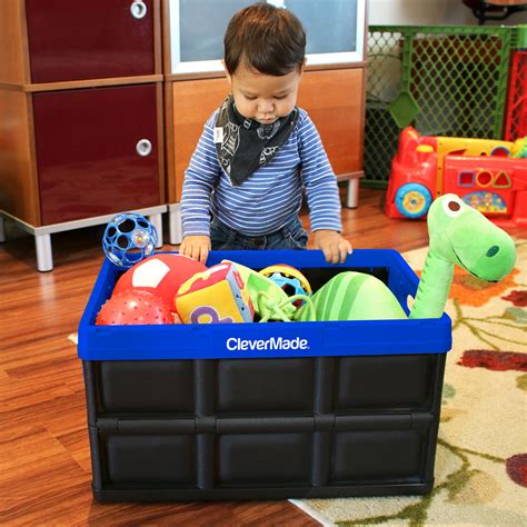 Galleon Clevermade 62l Collapsible Storage Bins Durable Folding