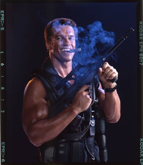 Publicity Photo From The Movie Commando In 2021 Arnold Movies Arnold