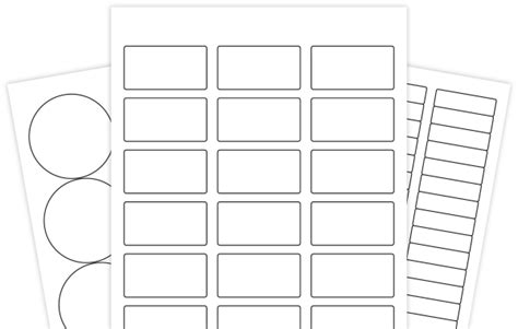 Label Template For Word Printable Label Templates