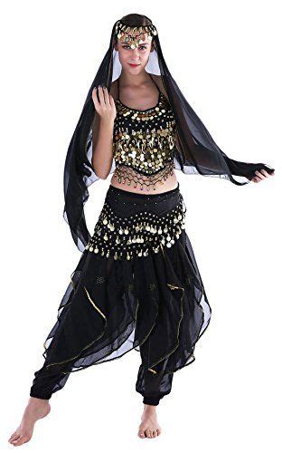 Seawhisper 12 Colors Belly Dance India Arab Dance Halloween Carnival
