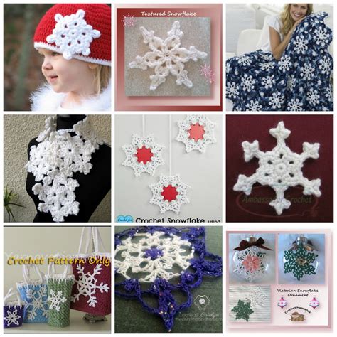 snowflake patterns roundup ambassador crochet