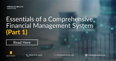 Essentials Of A Comprehensive Financial Management System Part 1